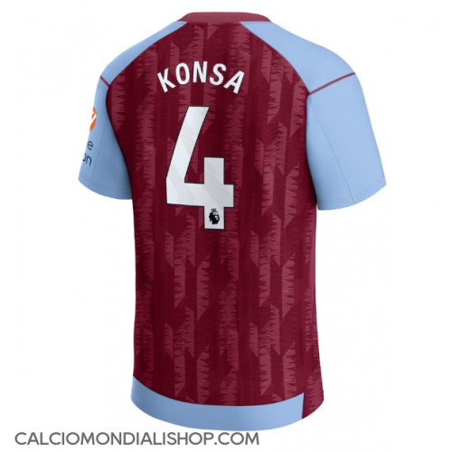 Maglie da calcio Aston Villa Ezri Konsa #4 Prima Maglia 2023-24 Manica Corta